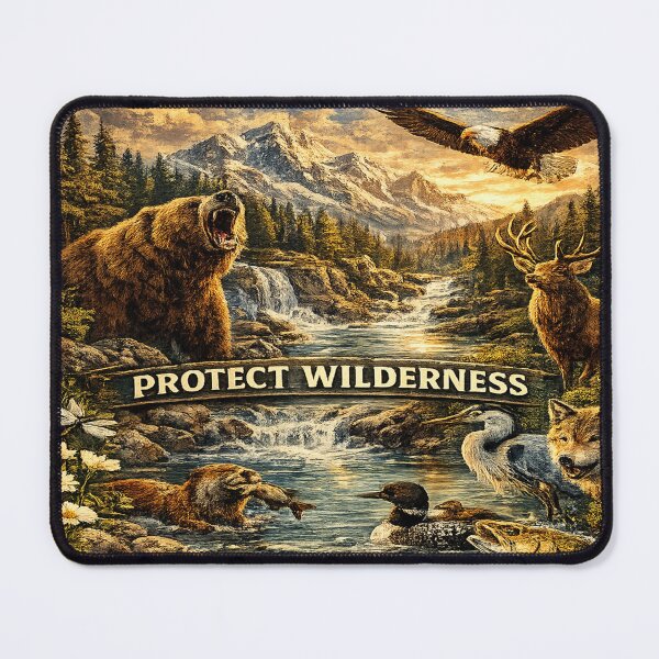 Item preview, DEFEND THE WILD, PROTECT WILDERNESS, WILDLIFE. designed and sold by raspeed.