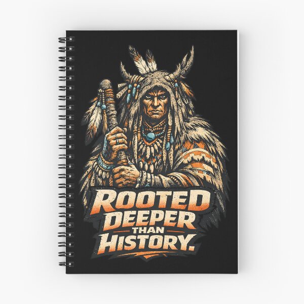 Item preview, Rooted Deeper Than History Indigenous Tribal Chief Art Ancestral Shaman Elder Headdress Ancient Heritage Spirit Medicine Man Native Warrior Wisdom Ethno Folk Aesthetic Spiritual Mystic Decor designed and sold by Vivaan Studio.