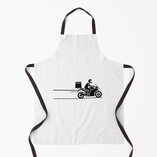 Item preview, Fast Delivery Motorcycle Icon | Courier Rider Sticker designed and sold by ZYNORAworld.