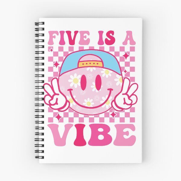 Item preview, Five is a Vibe 5th Birthday Groovy Boys Girls 5 Years Old designed and sold by Night Forest.