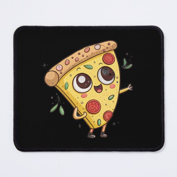 Item preview, Cute Kawaii Pizza Slice Cartoon – Funny Food Character Illustration designed and sold by Graphizia.