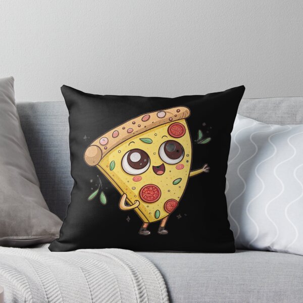 Item preview, Cute Kawaii Pizza Slice Cartoon – Funny Food Character Illustration designed and sold by Graphizia.