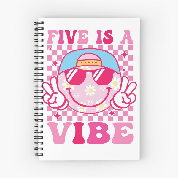 Item preview, Five is a Vibe 5th Birthday Groovy Boys Girls 5 Years Old designed and sold by Night Forest.