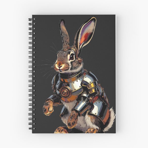 Item preview, Steampunk Armored Battle Rabbit Illustration designed and sold by Rostislav Bouda.