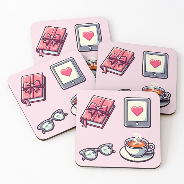 Item preview, Coquette Reading Essentials Sticker Pack - E-reader & Books designed and sold by GREENZ0NE.