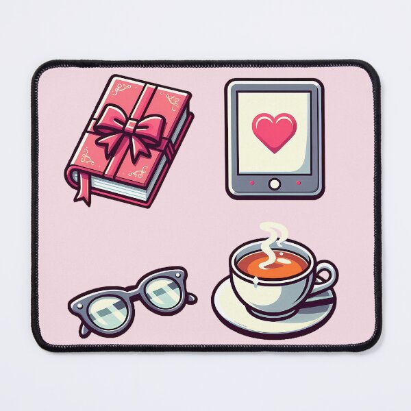 Item preview, Coquette Reading Essentials Sticker Pack - E-reader & Books designed and sold by GREENZ0NE.
