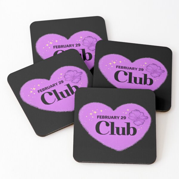 Item preview, Contemporary Feb 29 Club - Purple Heart & Violet designed and sold by Leap29 Designs.