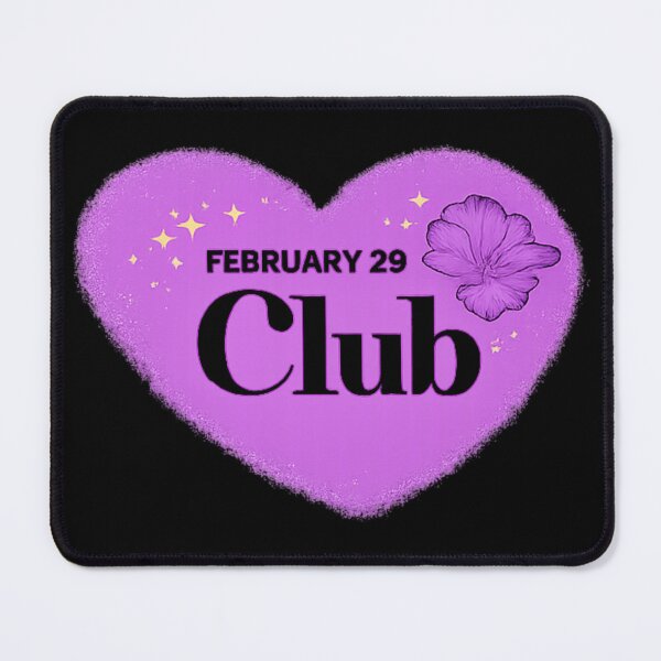 Item preview, Contemporary Feb 29 Club - Purple Heart & Violet designed and sold by Leap29 Designs.