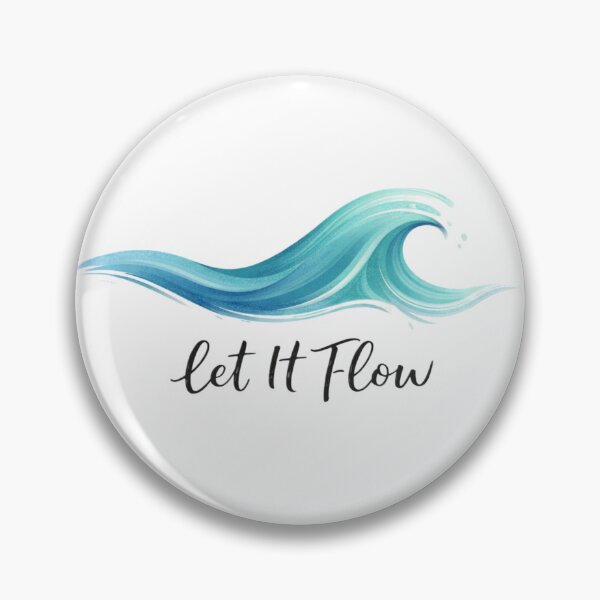 Item preview, Let It Flow - Abstract Wave Graphic Tee, Calming Water Inspired Shirt designed and sold by Art Italiano.