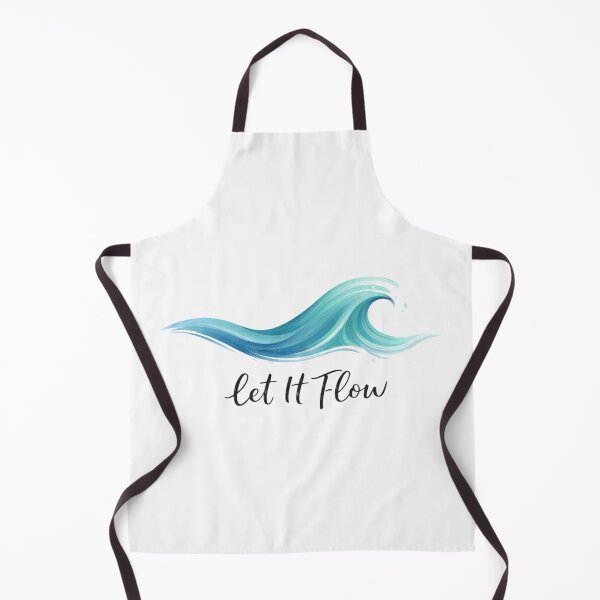 Item preview, Let It Flow - Abstract Wave Graphic Tee, Calming Water Inspired Shirt designed and sold by Art Italiano.