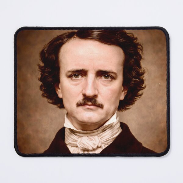 Item preview, Edgar Allan Poe. Portrait of the Master of Horror designed and sold by Steffani Lehmann.