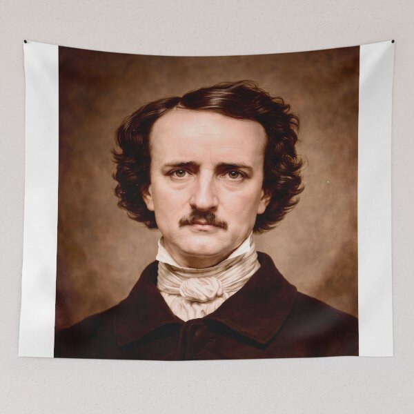Item preview, Edgar Allan Poe. Portrait of the Master of Horror designed and sold by Steffani Lehmann.