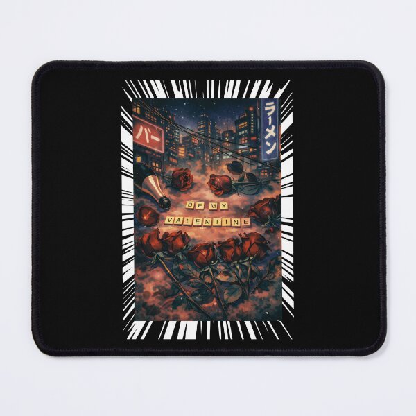 Item preview, Be My Valentine Cyberpunk Anime Art designed and sold by made4noise.