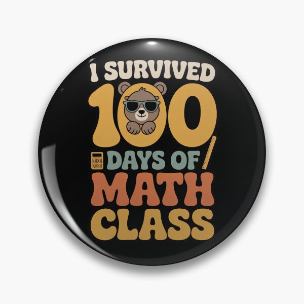 Item preview, I Survived 100 Days of Math Class - 100th Day of School designed and sold by ViralVector.