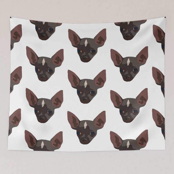 Item preview,  black chihuahua  designed and sold by LeahcarsArt.
