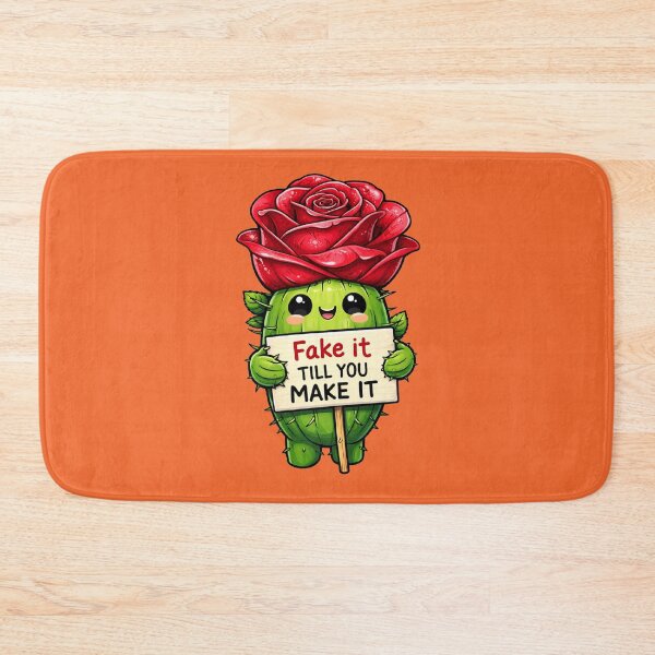 Item preview, Cute Rose Cactus – Rose Day Valentine Motivational Love designed and sold by Shtex.