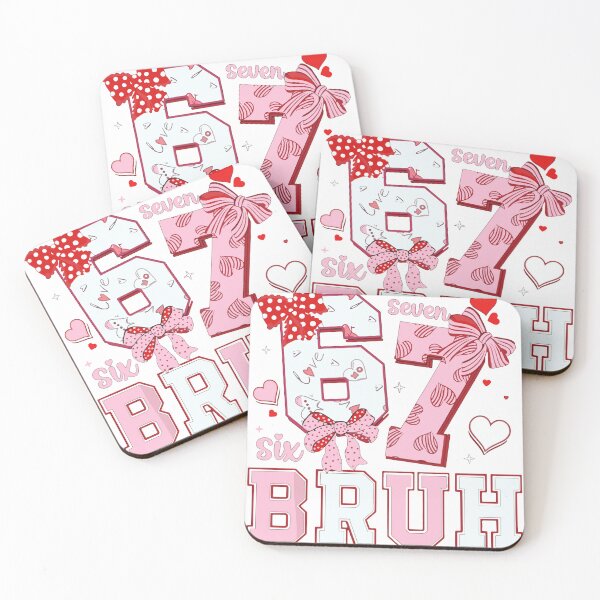 Item preview, "Bruh 67 Six Seven" Funny Valentine's Day Meme Graphic Tee Gift designed and sold by Evaevonechi.