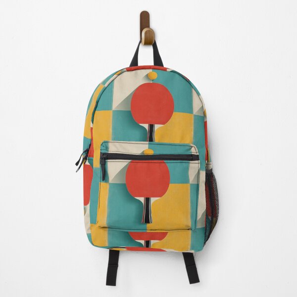 Item preview, Table Tennis Artwork - vintage racket on minimalistic pastel background designed and sold by Thunderg1rl.