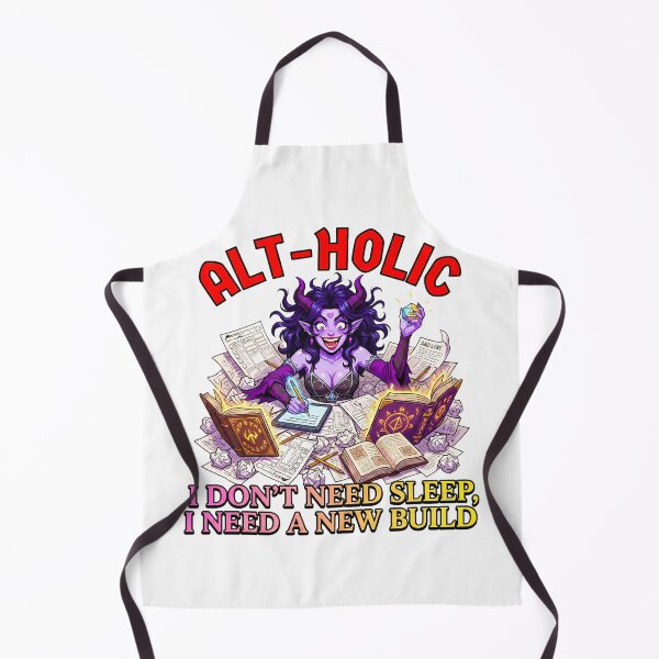 Item preview, Alt-Holic: ADHD Tiefling designed and sold by SkinnyFlatWhite.