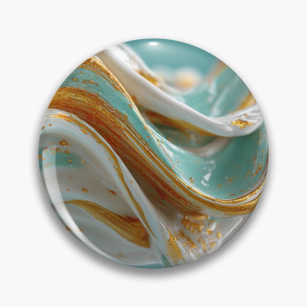 Item preview, Abstract Flow Intense - Gilded Tide designed and sold by Mysz533JC.