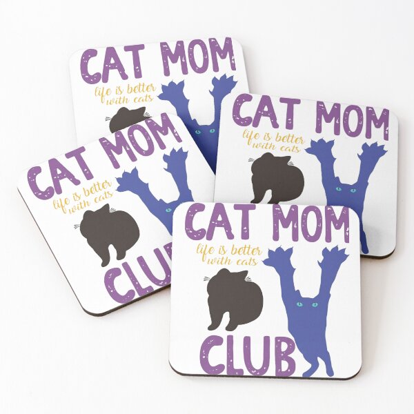 Item preview, Cat Mom Club  Life is Better with Cats Graphic designed and sold by  MOHAMED.