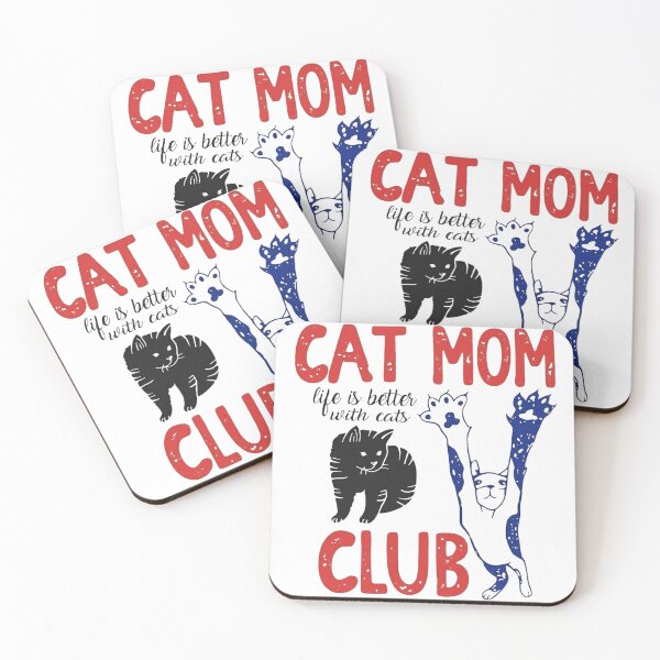 Item preview, Cat Mom Club  Life is Better with Cats designed and sold by Evaevonechi.