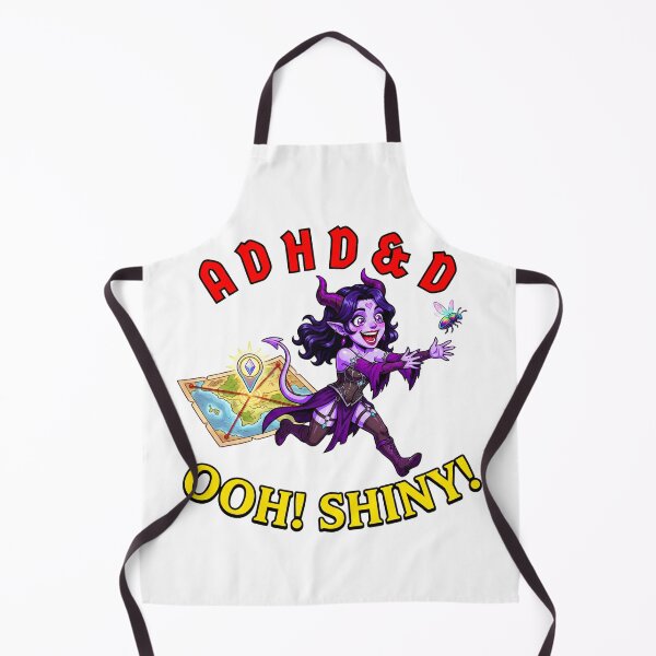 Item preview, Ooh! Shiny! ADHD&D: Distracted Side Quest designed and sold by SkinnyFlatWhite.