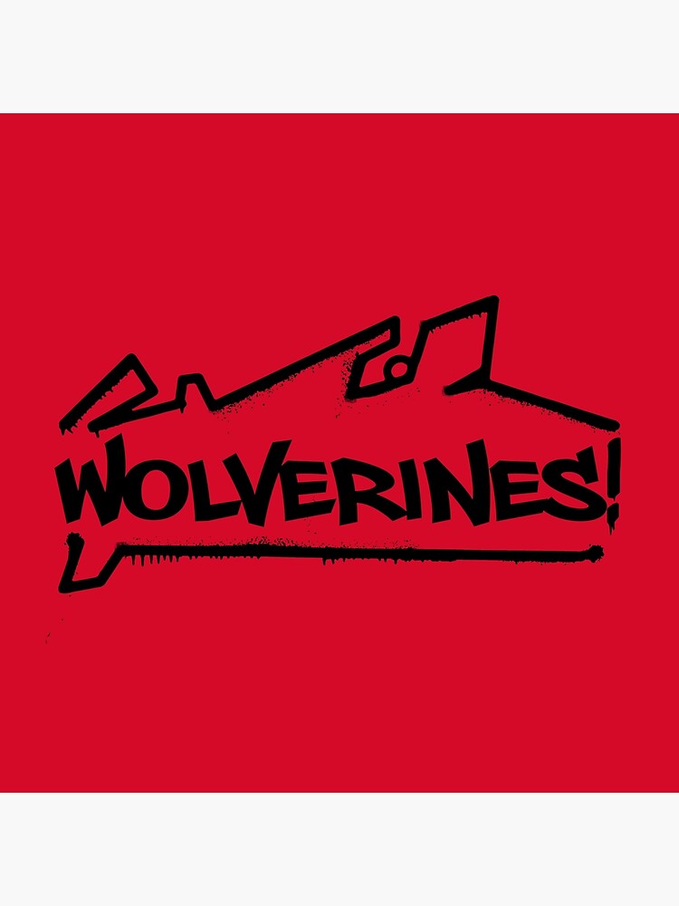 Wolverines Inspired By Red Dawn Greeting Card By Wonkyrobot Redbubble