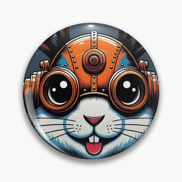 Item preview, Happy Steampunk Mech Bunny Pilot designed and sold by Rostislav Bouda.