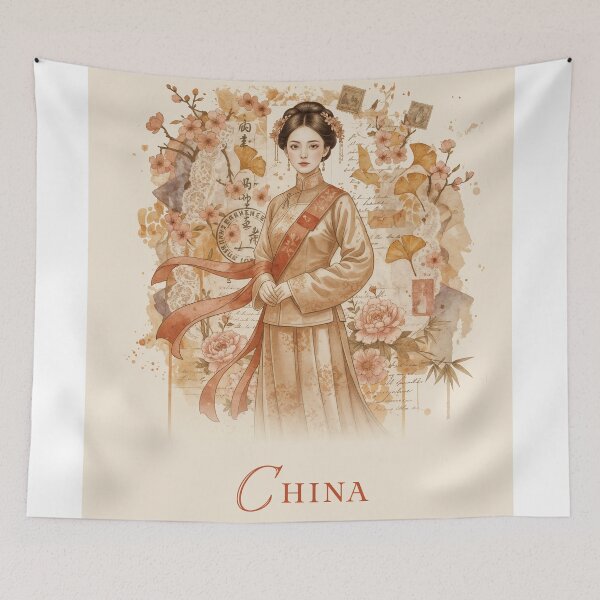 Item preview, China in Bloom: Elegance, Heritage, and Timeless Grace designed and sold by ForeverPrintsOK.