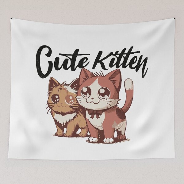 Item preview, Vintage Kittens Wearing Bows designed and sold by Eric’s Creative Corner.