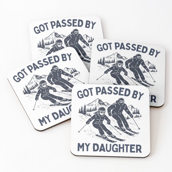 Item preview, Got Passed By My Daughter" Funny Skiing designed and sold by  MOHAMED.