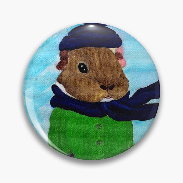 Item preview, Guinea Pig Snapshot - Dagmar in the Darn Wind designed and sold by Guinea Pigs and Books.