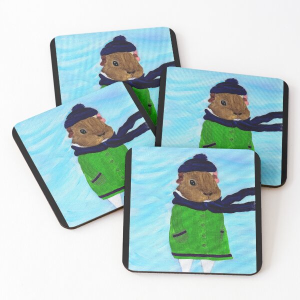Item preview, Guinea Pig Snapshot - Dagmar in the Darn Wind designed and sold by Guinea Pigs and Books.