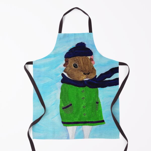 Item preview, Guinea Pig Snapshot - Dagmar in the Darn Wind designed and sold by Guinea Pigs and Books.