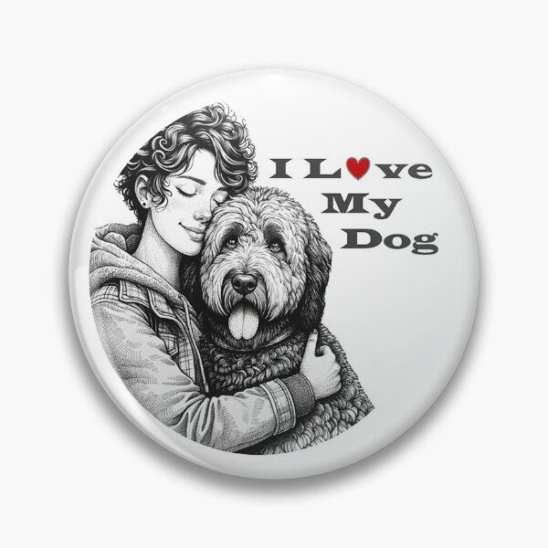 Item preview, I Love my Dog designed and sold by ArtGreg.