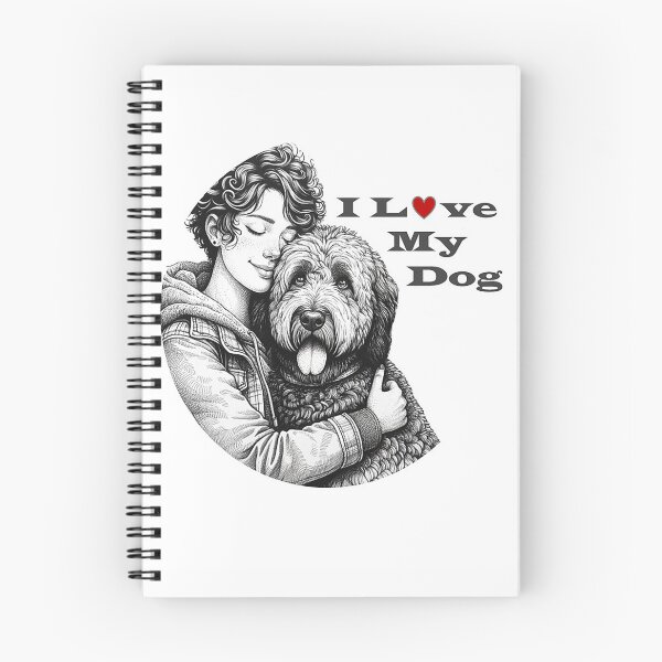 Item preview, I Love my Dog designed and sold by ArtGreg.