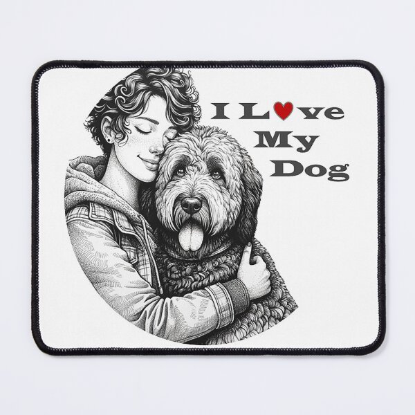 Item preview, I Love my Dog designed and sold by ArtGreg.