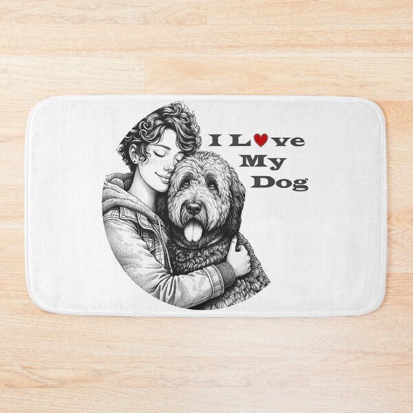 Item preview, I Love my Dog designed and sold by ArtGreg.