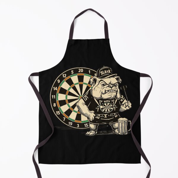 Item preview, No Mercy Darts – Bulldog on the Oche designed and sold by GreennieArt.