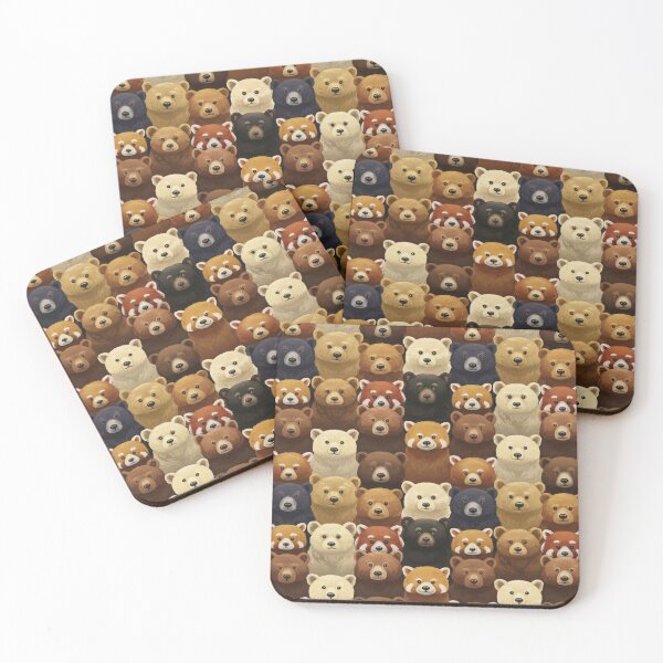 Item preview, Premium Gift – Cozy Bears Crowd Illustration iphone case designed and sold by Imaginarium of Chaos falcon88 .