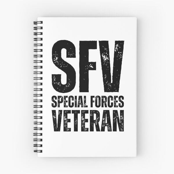 Item preview, SFV Special Forces Veteran – Bold Distressed Military Design Honoring Elite U.S. Veterans Black Lettering designed and sold by GFamilyC.