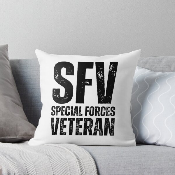 Item preview, SFV Special Forces Veteran – Bold Distressed Military Design Honoring Elite U.S. Veterans Black Lettering designed and sold by GFamilyC.