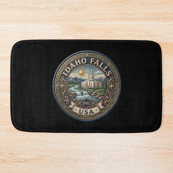 Item preview, Idaho Falls, USA – Temple View & Waterfall designed and sold by Girih.
