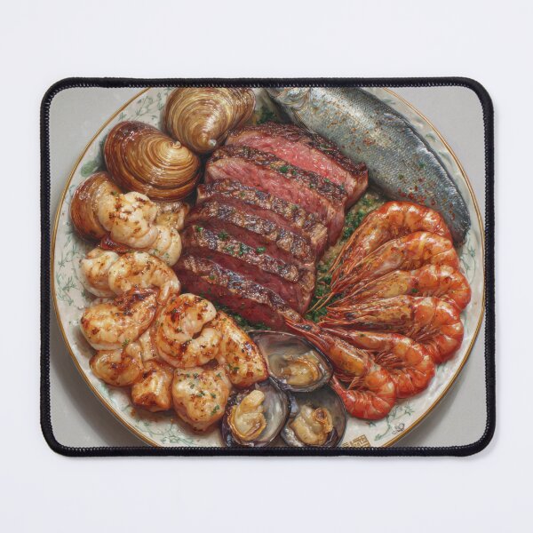 Item preview, Surf and Turf Dinner Plate designed and sold by Shannon Hilson.
