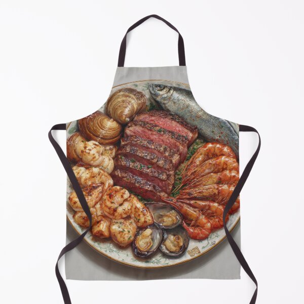 Item preview, Surf and Turf Dinner Plate designed and sold by Shannon Hilson.