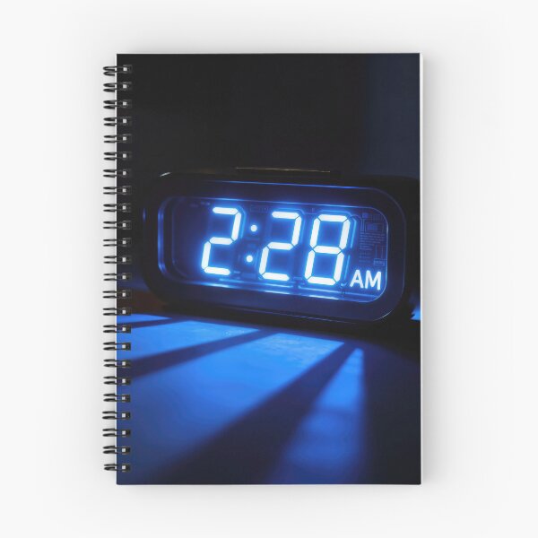 Item preview, Blue Neon Alarm Clock Glowing in the Dark designed and sold by Maria Dryfhout.
