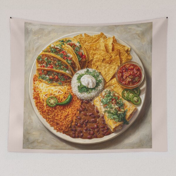 Item preview, Mexican Dinner Platter designed and sold by Shannon Hilson.