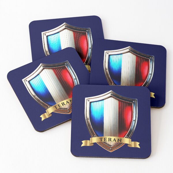 Item preview, Teran French Heritage Crest Shield designed and sold by Highlandkings.