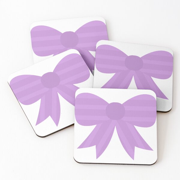 Item preview, Lavender Striped Pastel Bow designed and sold by Bliss Studio.